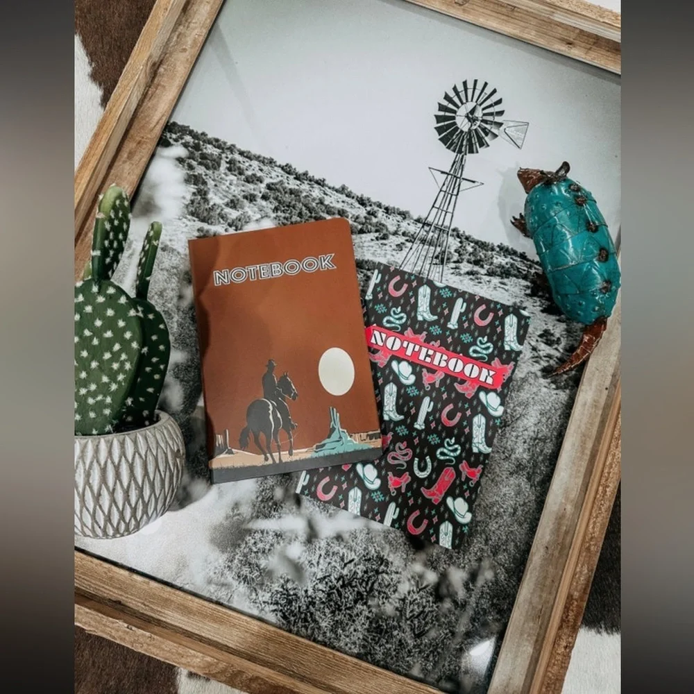 Cowboy Country‎ Notebook/ Journal/ Agenda/ Notepad | NEW!!🐴🌛📙